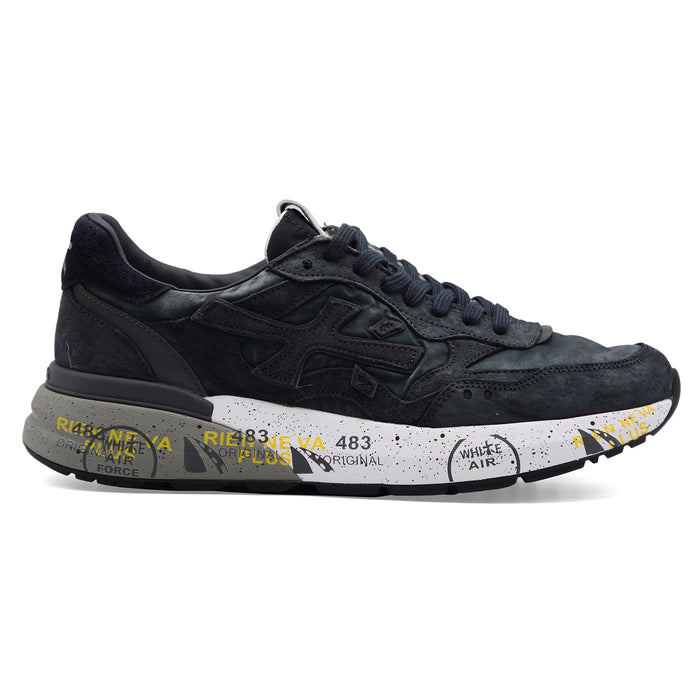 Sneakers Premiata Mick 0.1 8448 Uomo Palette Blu Sofisticata