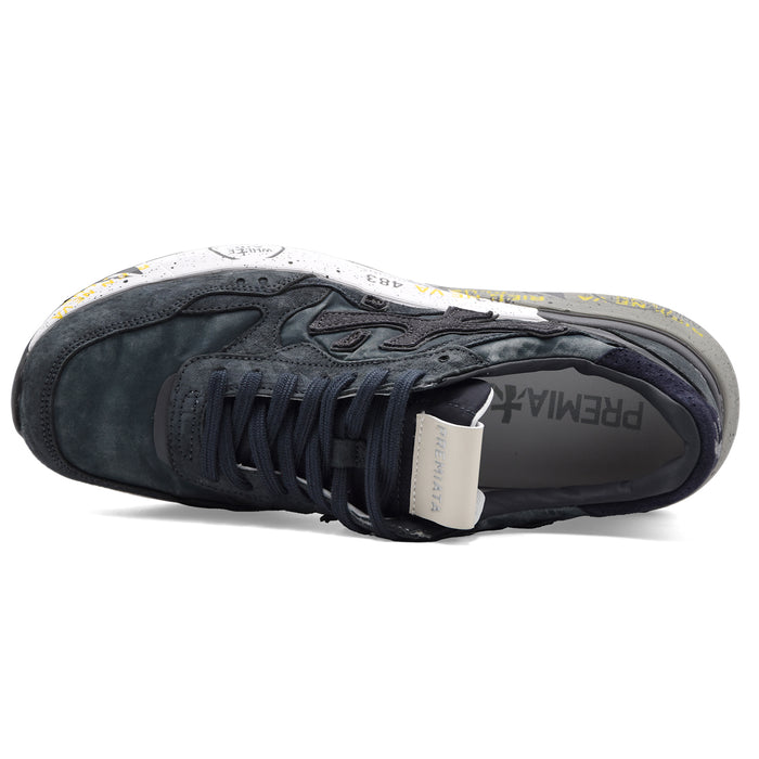 Sneakers Premiata Mick 0.1 8448 Uomo Palette Blu Sofisticata