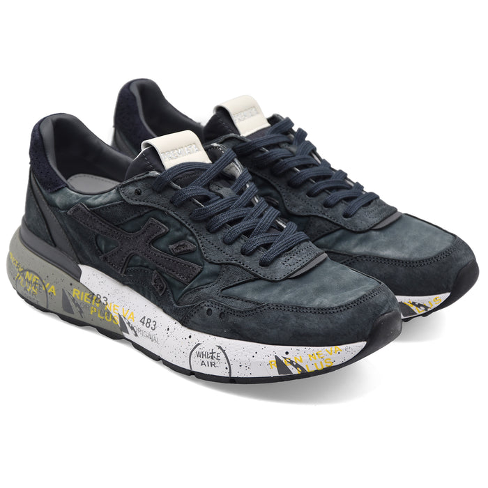 Sneakers Premiata Mick 0.1 8448 Uomo Palette Blu Sofisticata