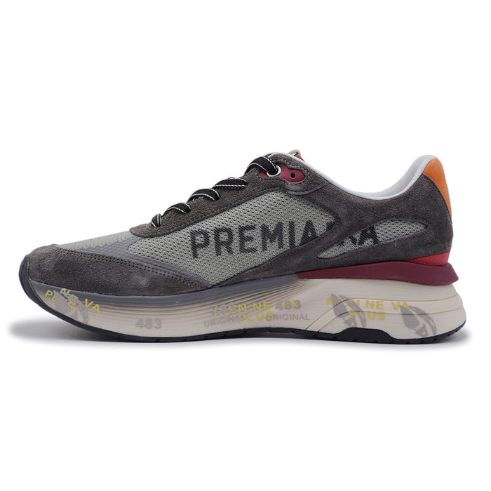 Sneakers Premiata Moerun 7773 Uomo Grigio Design Futuristico