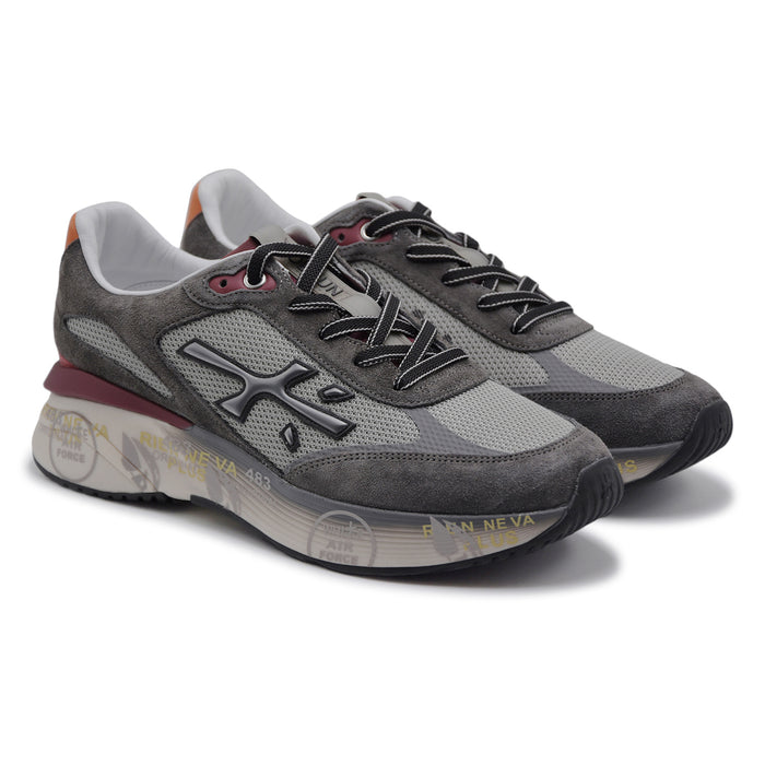 Sneakers Premiata Moerun 7773 Uomo Grigio Design Futuristico