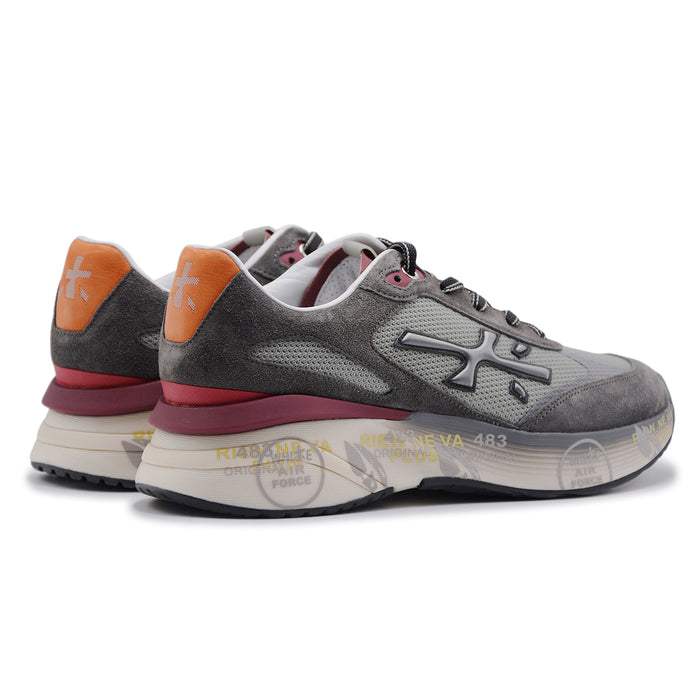 Sneakers Premiata Moerun 7773 Uomo Grigio Design Futuristico
