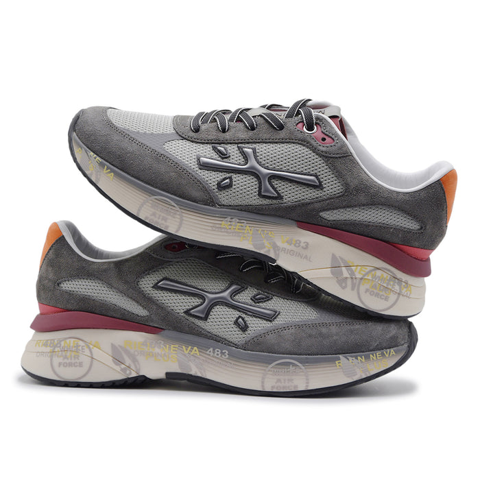 Sneakers Premiata Moerun 7773 Uomo Grigio Design Futuristico