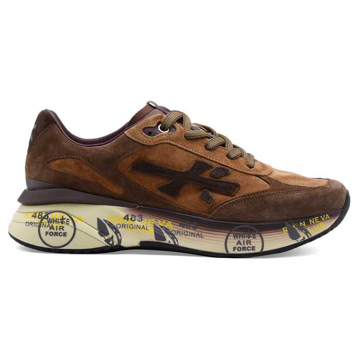 Sneakers Premiata Moerun 8539 Uomo Pelle Scamosciata Cammello