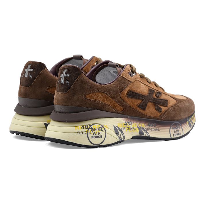 Sneakers Premiata Moerun 8539 Uomo Pelle Scamosciata Cammello