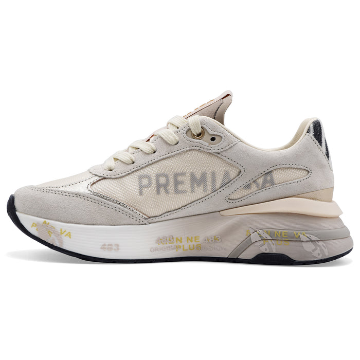 Women's Premiata Moerund 8080 Beige Sneakers with a Dynamic Design