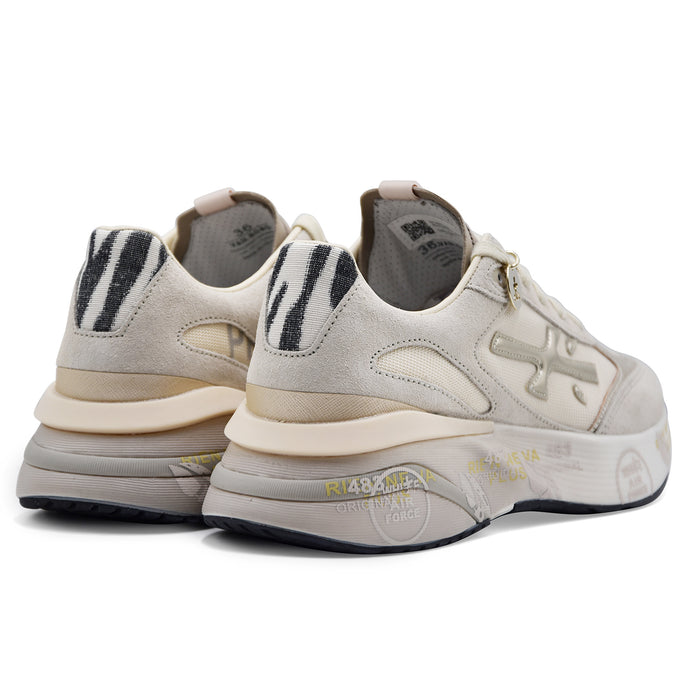 Women's Premiata Moerund 8080 Beige Sneakers with a Dynamic Design