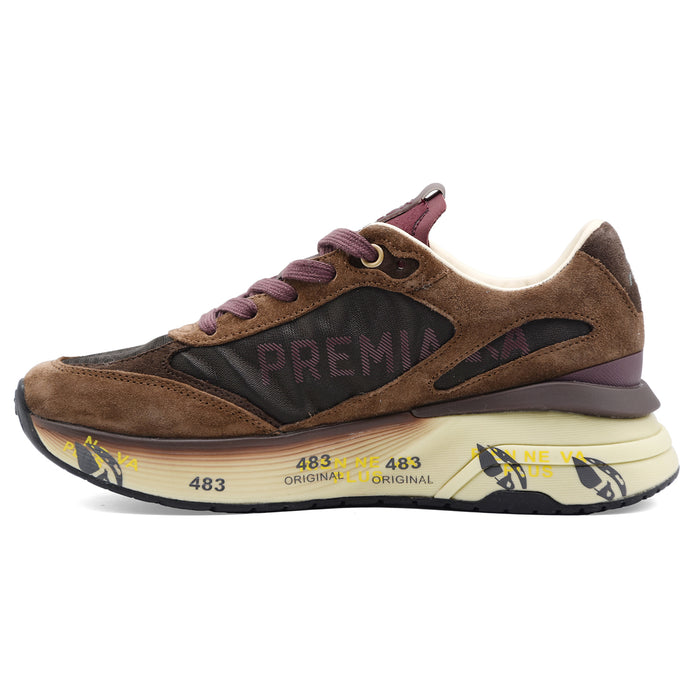 Sneakers Donna Premiata Moerund 8562 Marrone Stile Contemporaneo