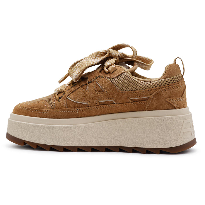 Sneakers Donna Ash Movie Calf Suede Mesh Cammello Stile Street