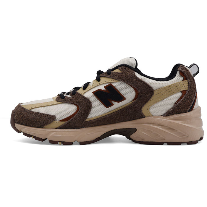 Sneakers Uomo New Balance 530 Marrone Con Rivestimenti In Suede