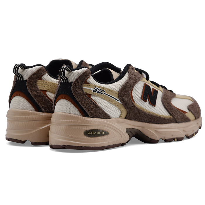 Sneakers Uomo New Balance 530 Marrone Con Rivestimenti In Suede