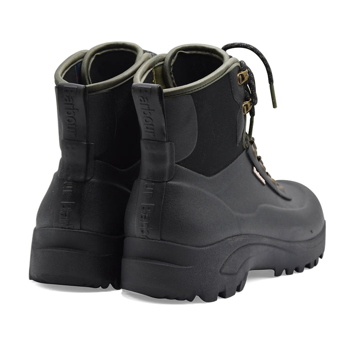 Stivaletti Uomo Barbour Marlow Nero Gomma Neoprene Impermeabili