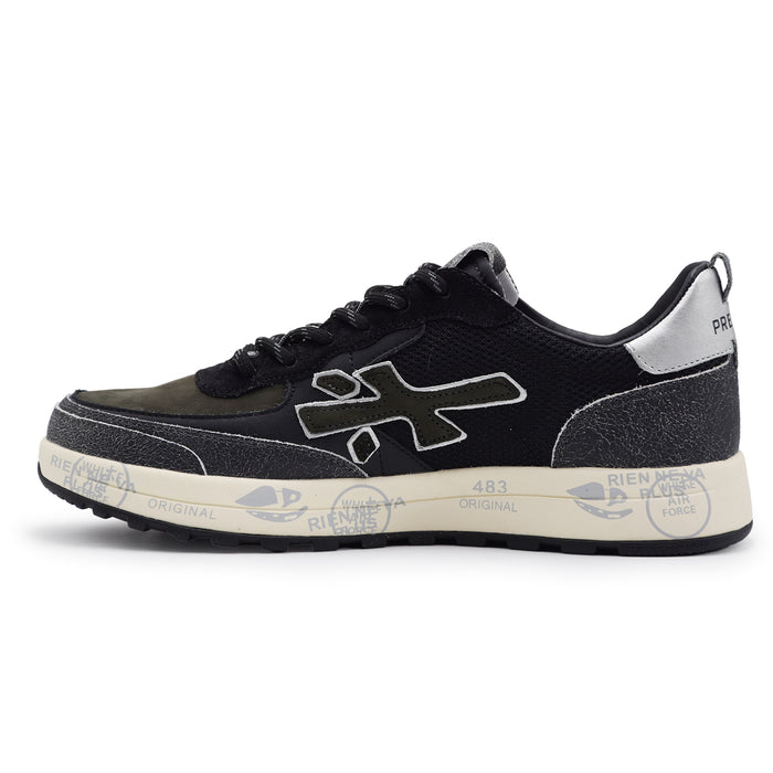 Sneakers Premiata Uomo Nous 7723 Marrone Nero Design Iconico