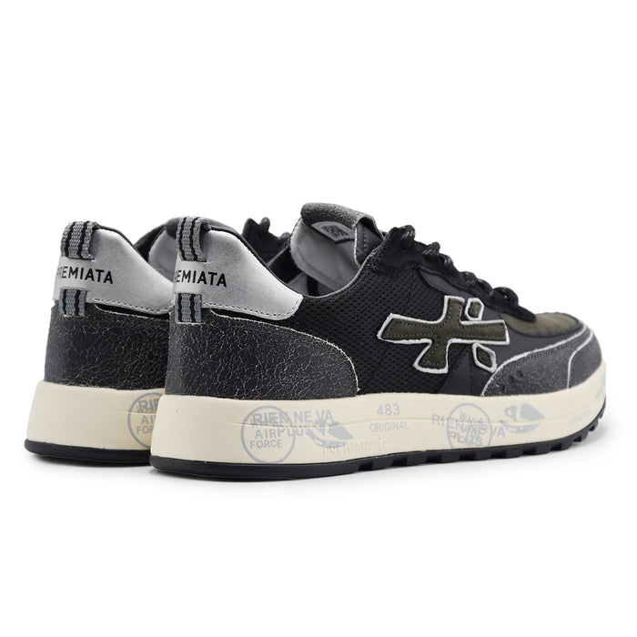 Sneakers Premiata Uomo Nous 7723 Marrone Nero Design Iconico