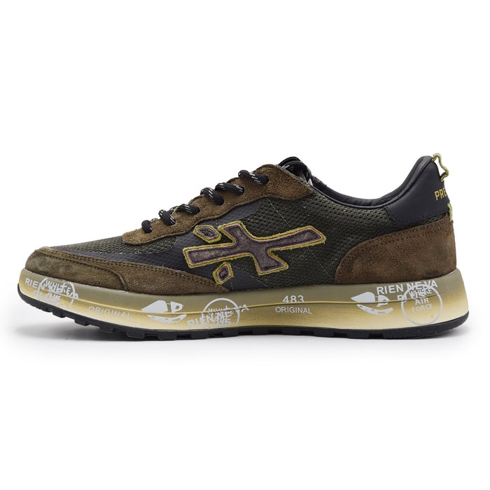 Sneakers Premiata Uomo Nous 7731 In Pelle Scamosciata Marrone