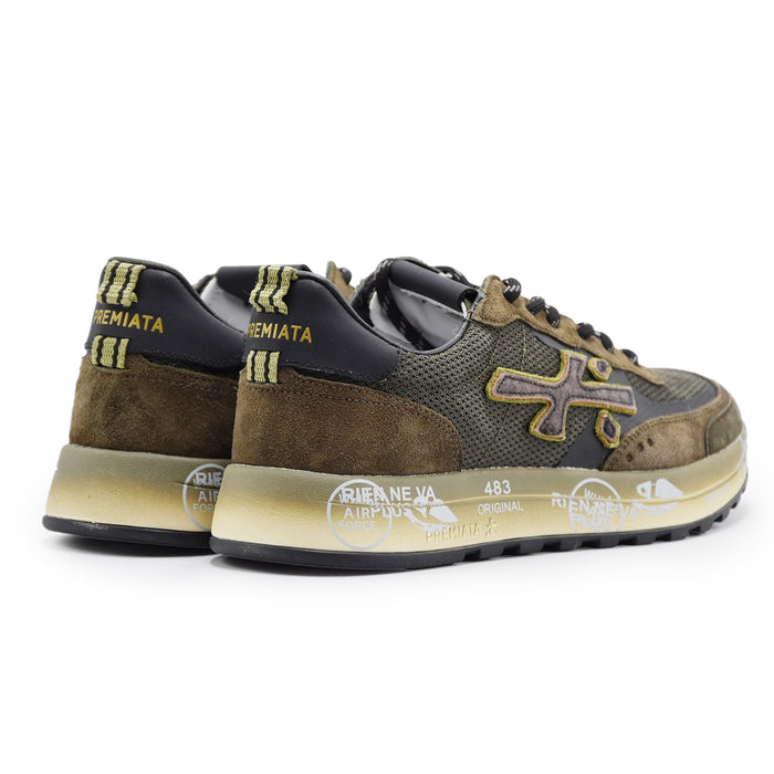 Sneakers Premiata Uomo Nous 7731 In Pelle Scamosciata Marrone