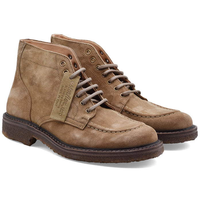 Polacchini Astorflex Nuvoflex 2 Uomo Suede Taupe Made In Italy