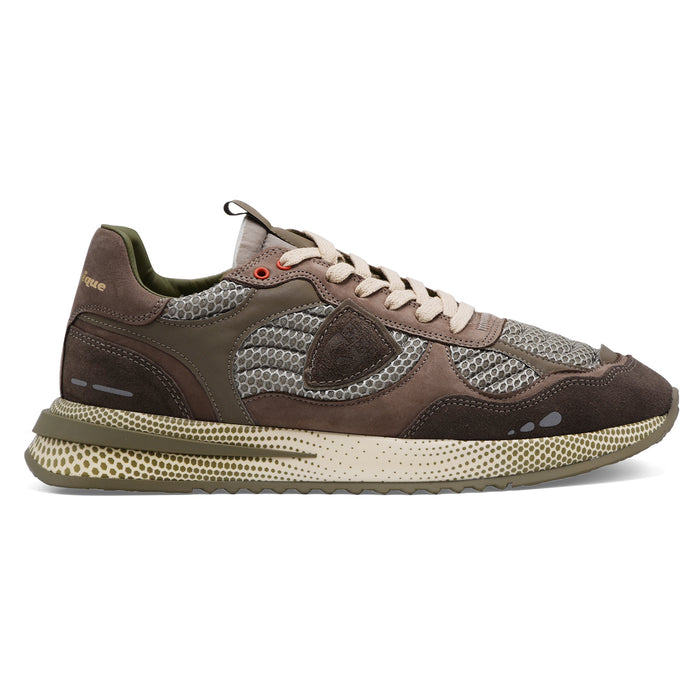 Sneakers Philippe Model Uomo Olympique Fango E Verde Militare