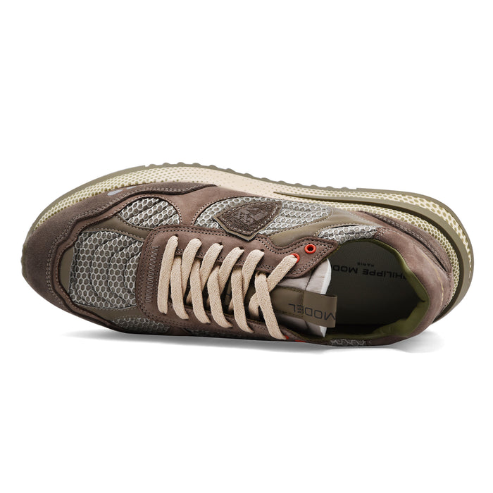 Sneakers Philippe Model Uomo Olympique Fango E Verde Militare