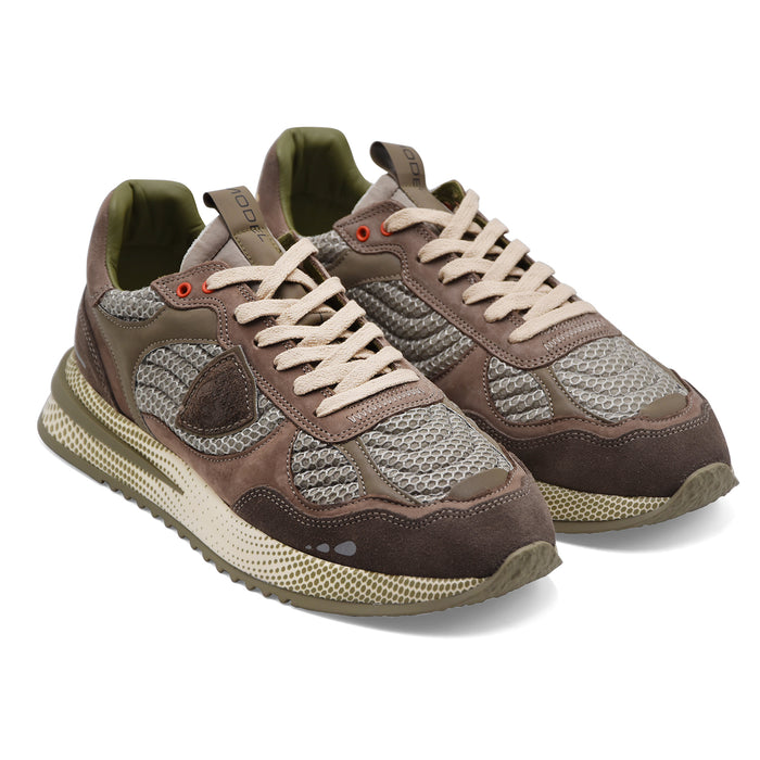 Sneakers Philippe Model Uomo Olympique Fango E Verde Militare