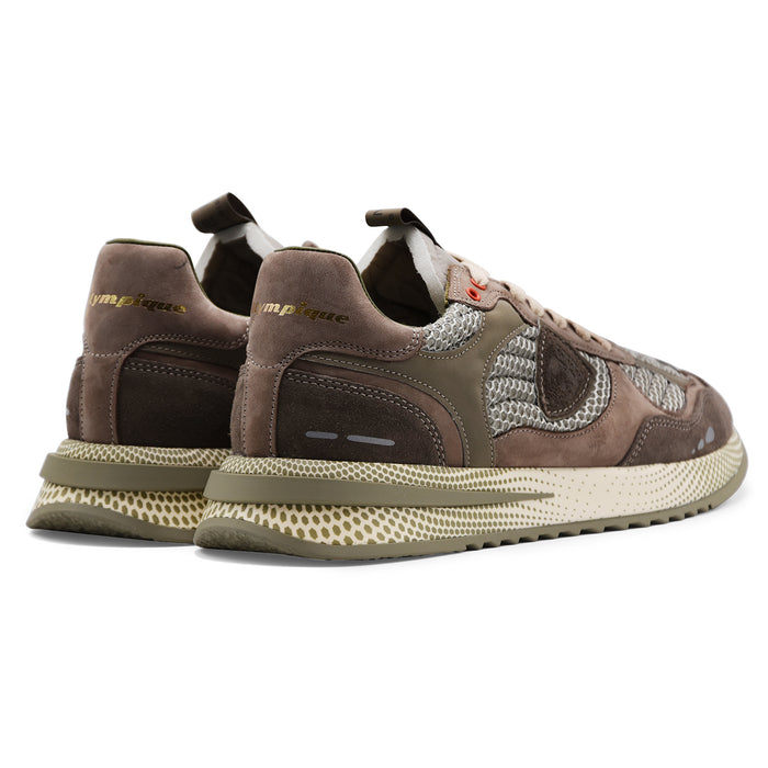 Sneakers Philippe Model Uomo Olympique Fango E Verde Militare