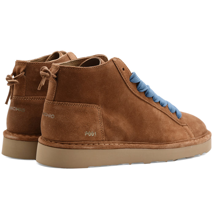Polacchini Uomo Panchic Vero Camoscio Cognac ICON-ANKLE BOOT