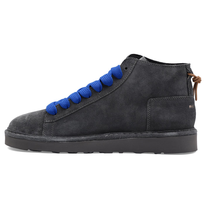 Panchic Uomo Polacchini ICON-ANKLE BOOT Pelle Scamosciata Grigia