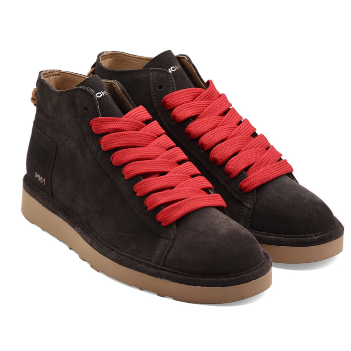 Polacchini Panchic Uomo Vero Camoscio Marrone ICON-ANKLE BOOT