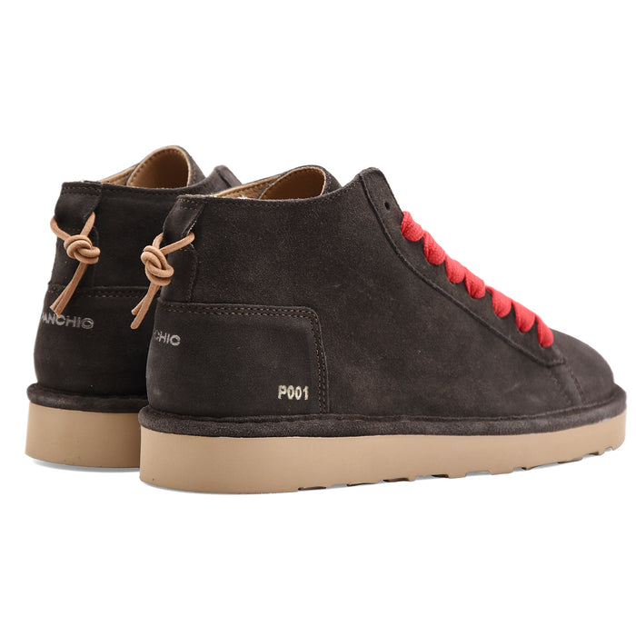 Polacchini Panchic Uomo Vero Camoscio Marrone ICON-ANKLE BOOT