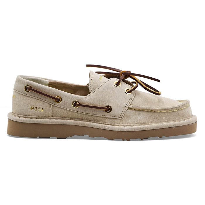 Panchic Scarpe Da Barca Donna P019 In Pelle Scamosciata Sand