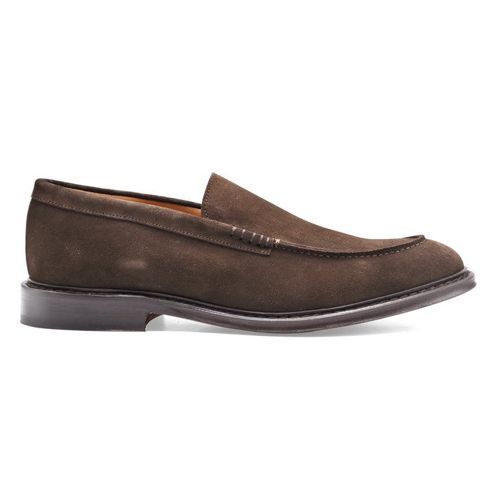 Mocassini Uomo Cerbero PC 3 Suede Testa Di Moro Made In Italy