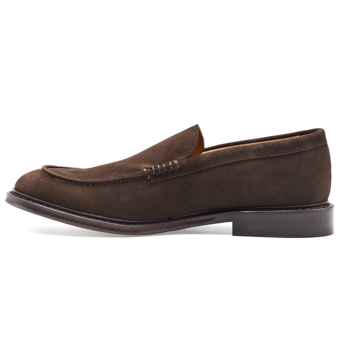 Mocassini Uomo Cerbero PC 3 Suede Testa Di Moro Made In Italy