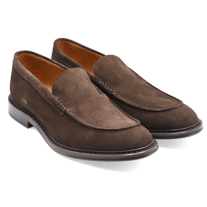 Mocassini Uomo Cerbero PC 3 Suede Testa Di Moro Made In Italy