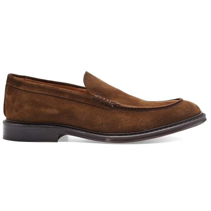 Men's Loafers Cerbero PC 3 In Brown Suede Made In Italy