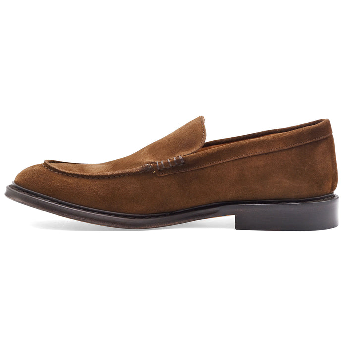 Men's Loafers Cerbero PC 3 In Brown Suede Made In Italy
