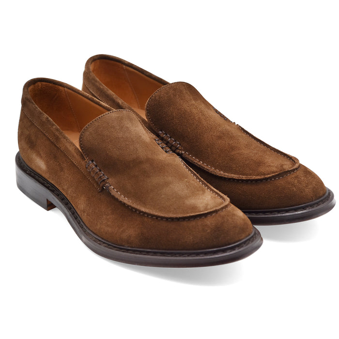Men's Loafers Cerbero PC 3 In Brown Suede Made In Italy