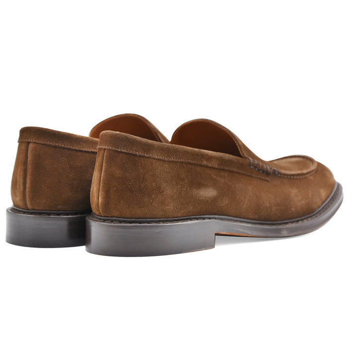 Men's Loafers Cerbero PC 3 In Brown Suede Made In Italy