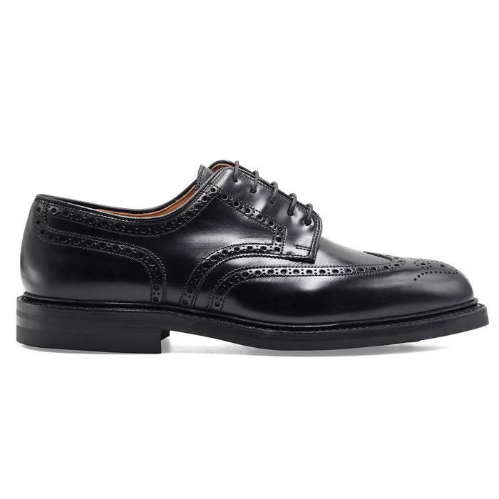 Derby Crockett & Jones Pembroke Uomo Pelle Nera Suola Dainite