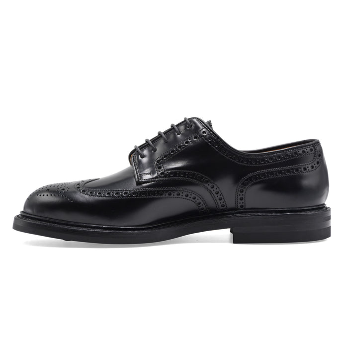 Derby Crockett & Jones Pembroke Uomo Pelle Nera Suola Dainite