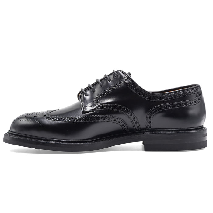 Derby Crockett & Jones Pembroke Uomo Pelle Nera Suola Dainite