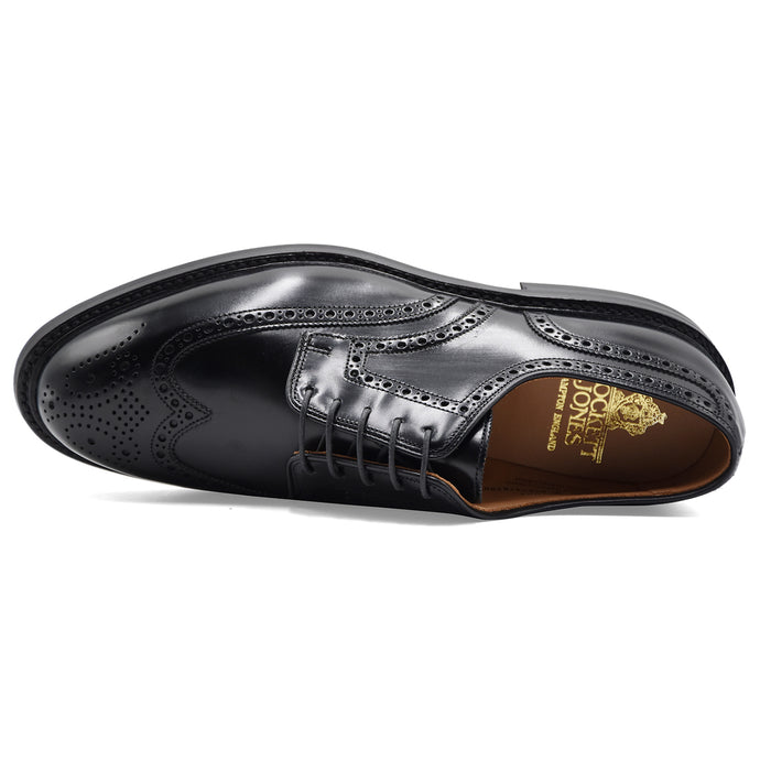 Derby Crockett & Jones Pembroke Uomo Pelle Nera Suola Dainite