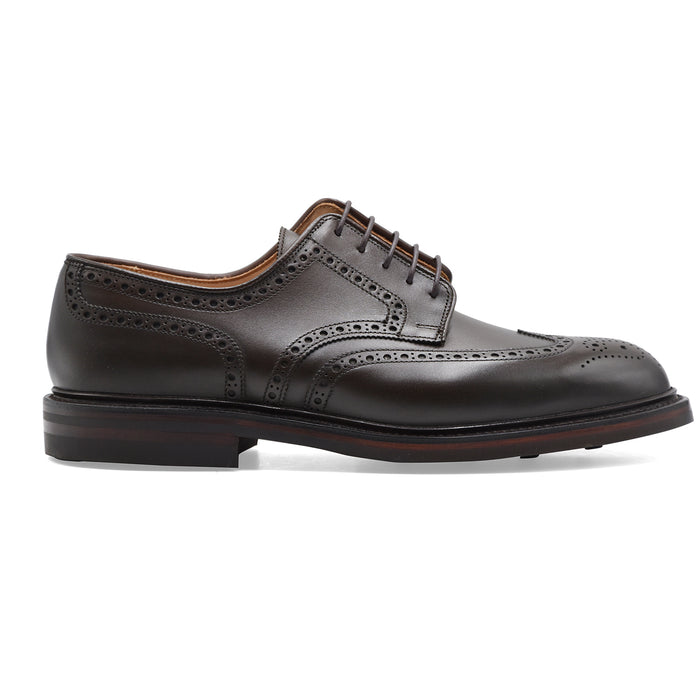 Derby Crockett & Jones Pembroke Uomo Pelle Marrone Coda Rondine