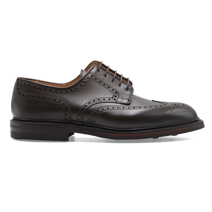 Derby Crockett & Jones Pembroke Uomo Pelle Marrone Coda Rondine