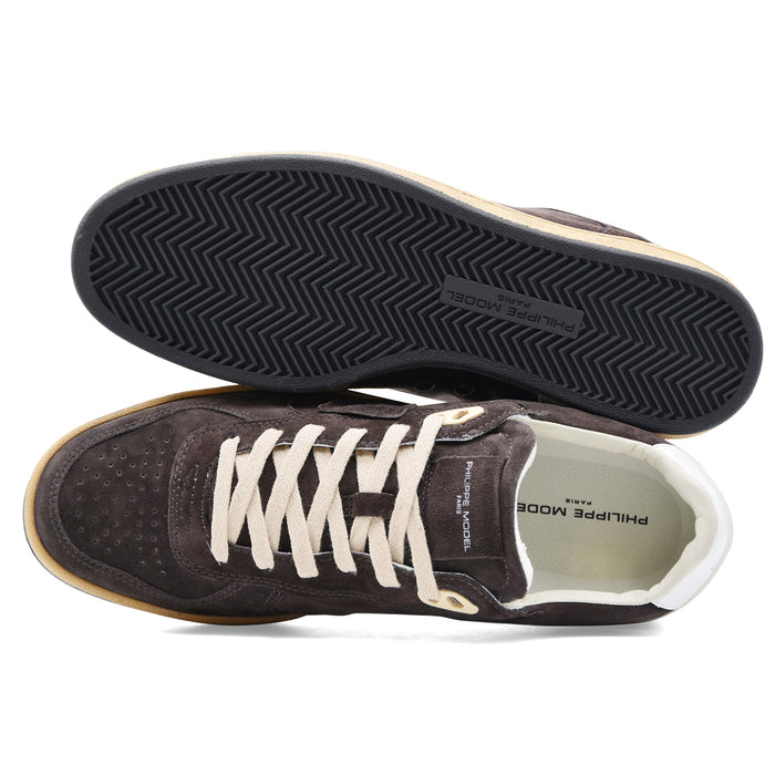 Philippe Model Sneakers Uomo Vero Camoscio Marrone PGLU D004