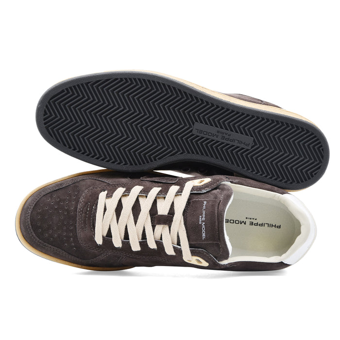Philippe Model Sneakers Uomo Vero Camoscio Marrone PGLU D004