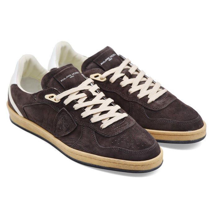 Philippe Model Sneakers Uomo Vero Camoscio Marrone PGLU D004