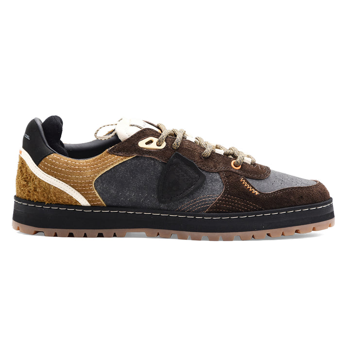 Sneakers Philippe Model Pgal Uomo Trail Edition Marrone Nero