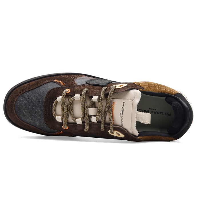 Sneakers Philippe Model Pgal Uomo Trail Edition Marrone Nero
