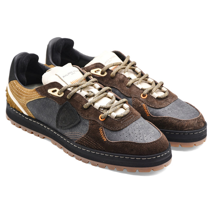 Sneakers Philippe Model Pgal Uomo Trail Edition Marrone Nero