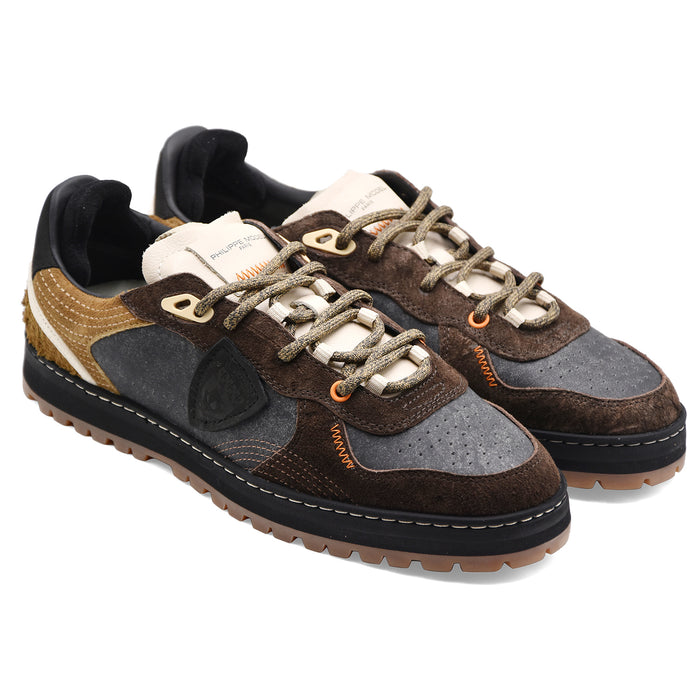 Sneakers Philippe Model Pgal Uomo Trail Edition Marrone Nero